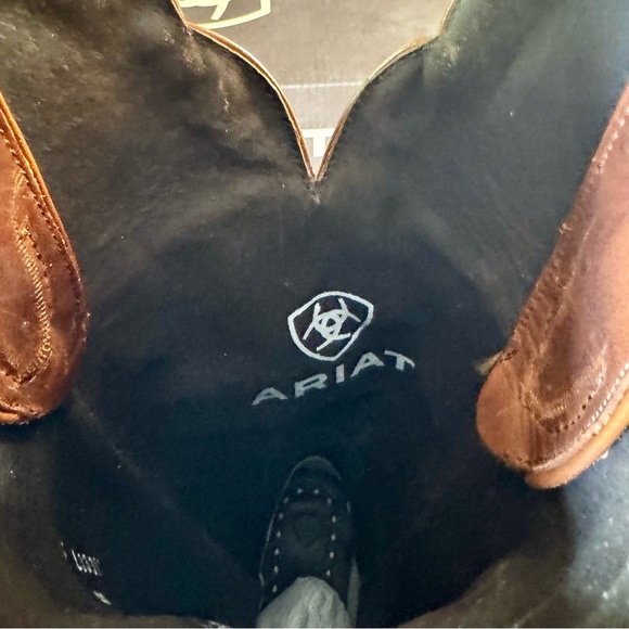 NIB Ariat Belinda StretchFit western boots Chic Brown 8.5M - Picture 9 of 13